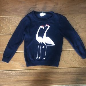 Crew Cuts Cotton Flamingo Sweater